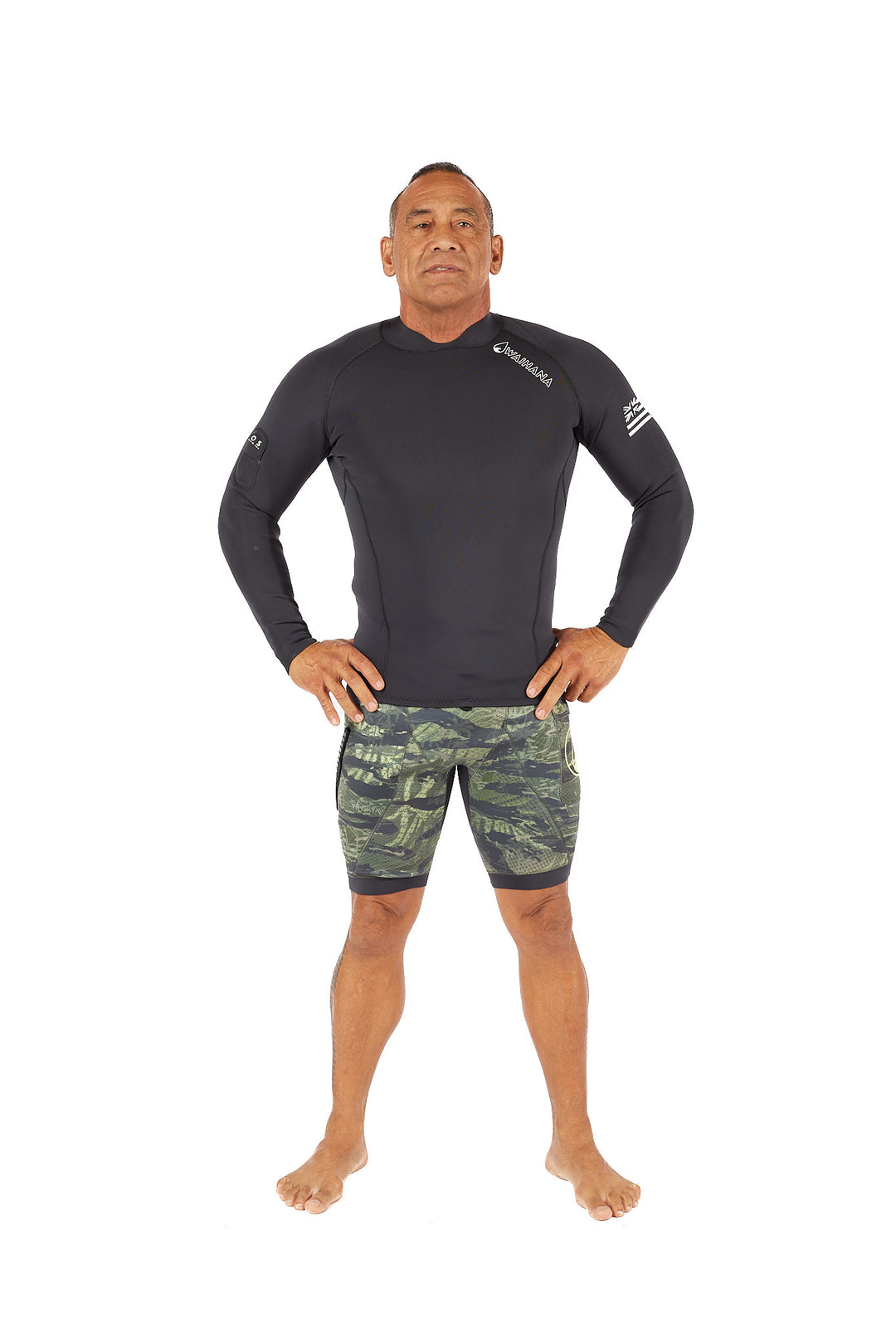 Men's Rear-zip Surf Top