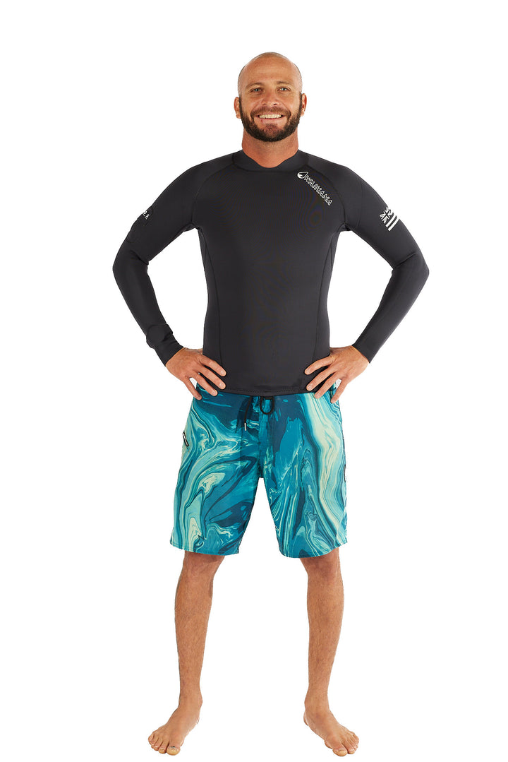 Men's Rear-zip Surf Top