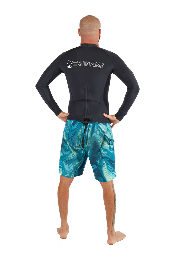 Men's Rear-zip Surf Top