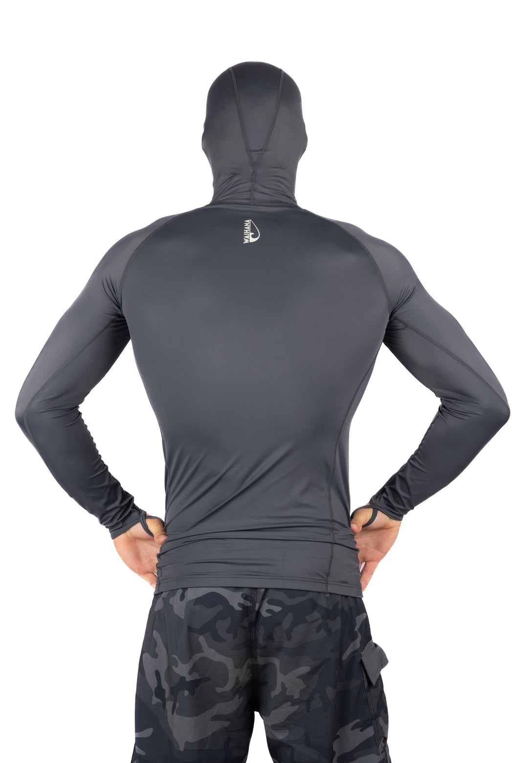 Anthracite Carvico Hooded Surf Rashguard