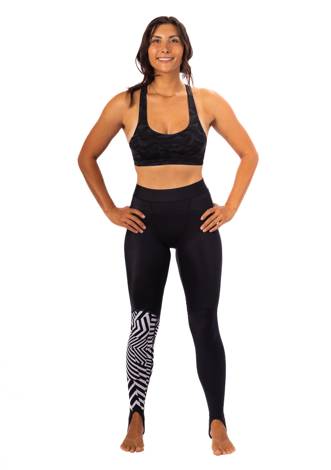 Black Carvico Lycra Leggings