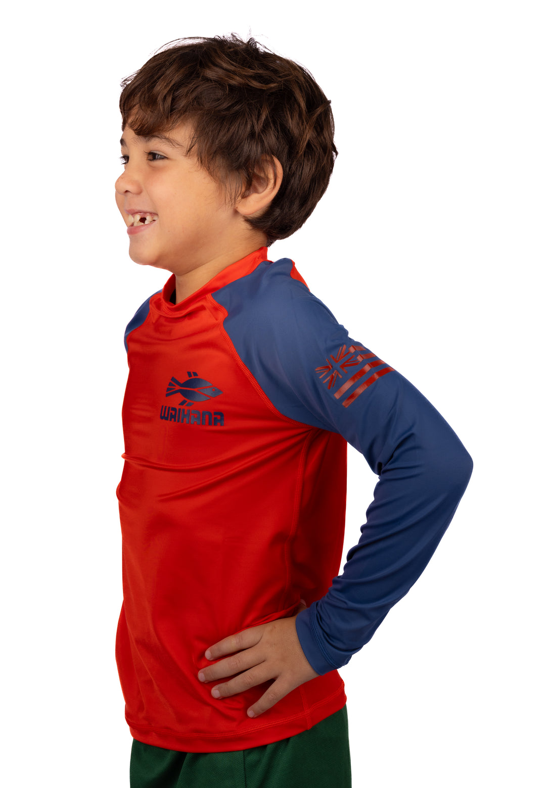 Children's Red Long Sleeve Rashguard