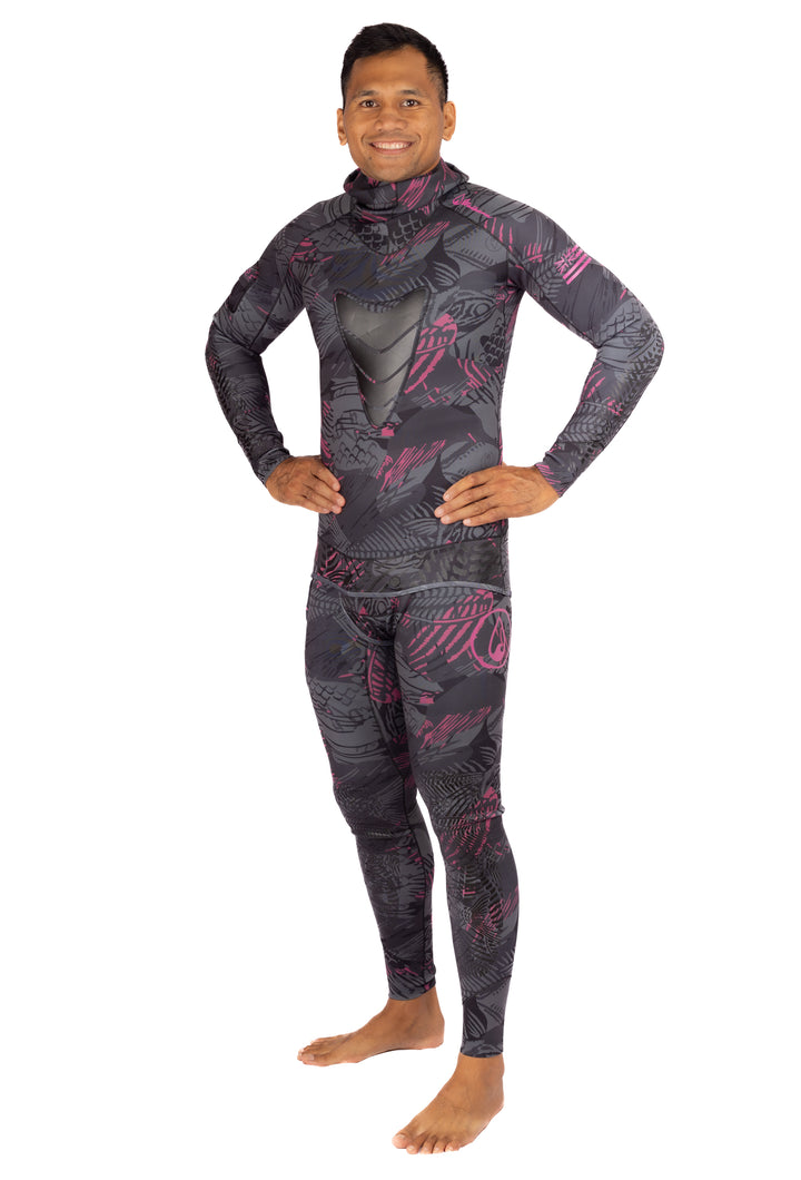 Men’s Pink Fishbone Spearfishing 1.5mm Wetsuit