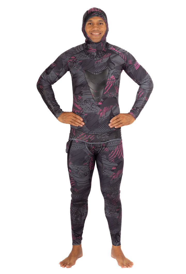 Men’s Pink Fishbone Spearfishing 1.5mm Wetsuit