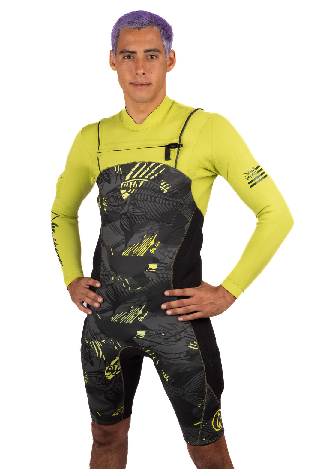 Men's Lime Fishbone Impact Spring Suit
