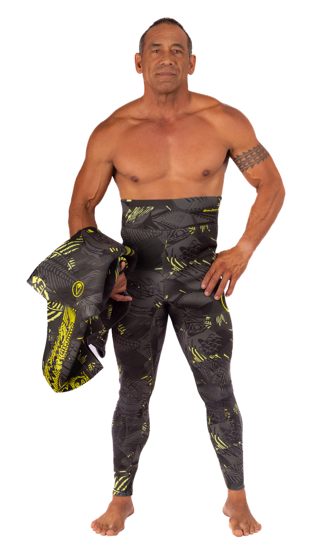 Men’s Lime Fishbone Spearfishing 3.5mm Wetsuit