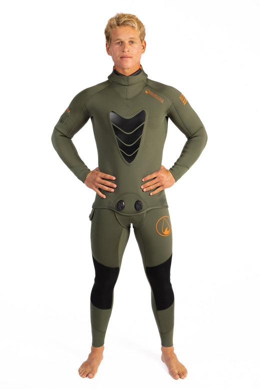 Men's Ranger Green Essentials Pro 3.0mm Wetsuit v1