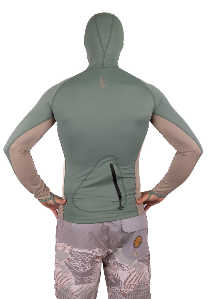 Olive Hooded Voyager Rashguard