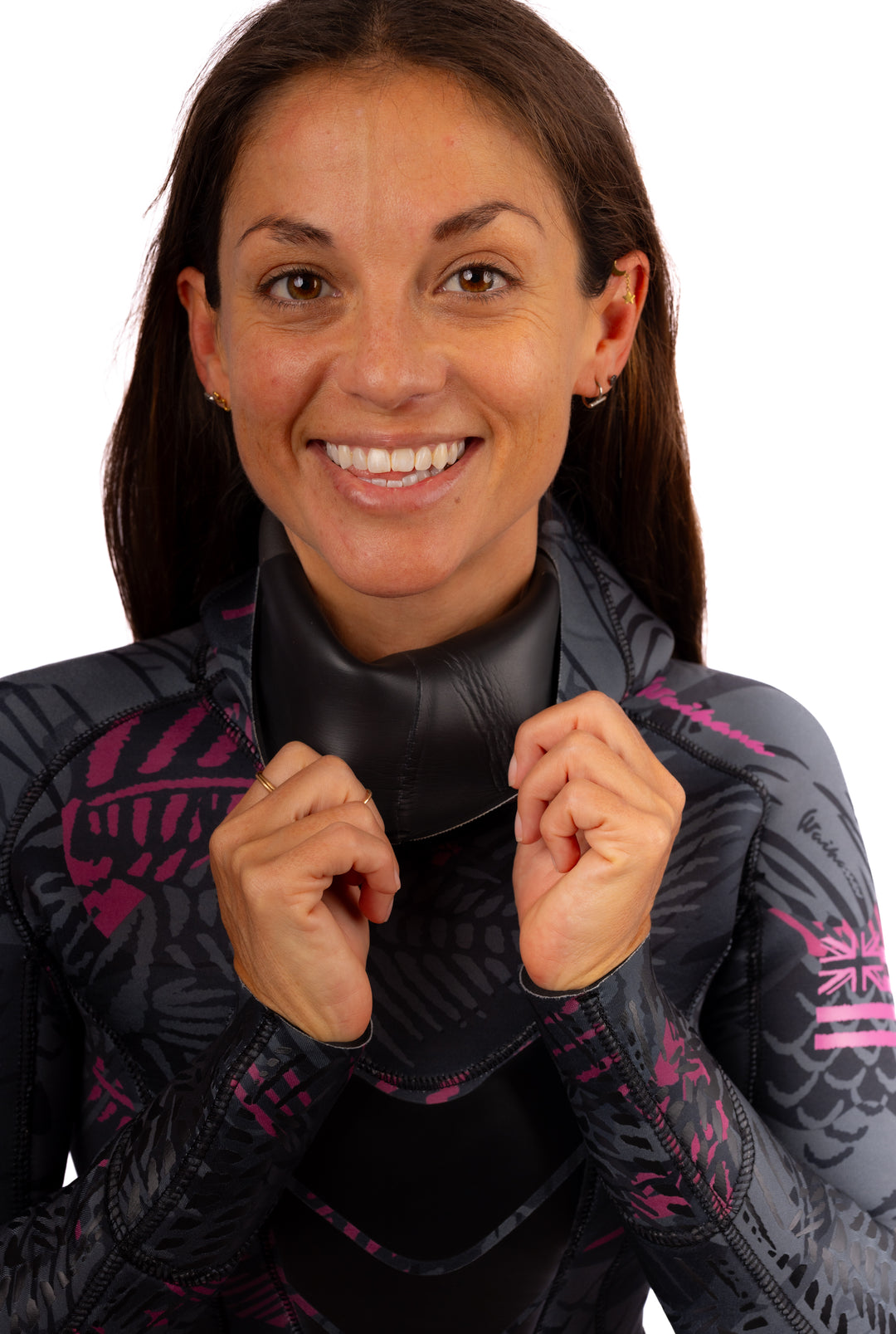 Women’s Pink Fishbone Spearfishing 3.5mm Wetsuit